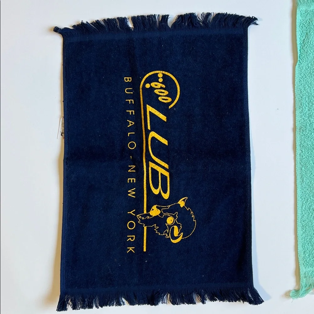 Vintage bowling Towels Set, Illinois, Baton Rouge,Tampa & Buffalo NY